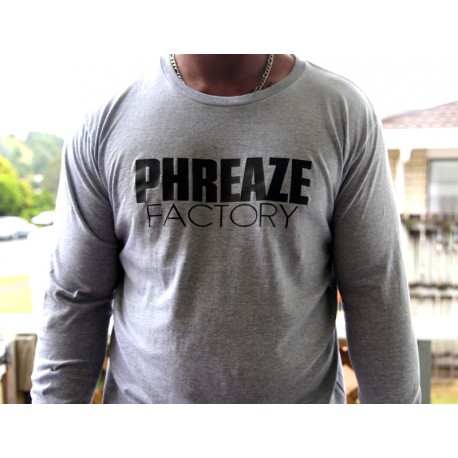 PF Text Logo Centred Long Sleeve Tee