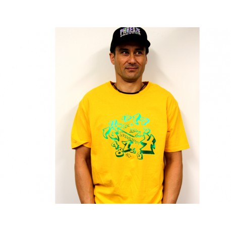 Metallic Crazy Clock Tee