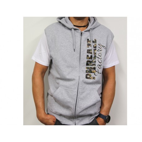 PF Camo Sleeveless Zip Hoody