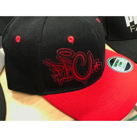 PFC Drip Metallic Red 2-Tone Snapback