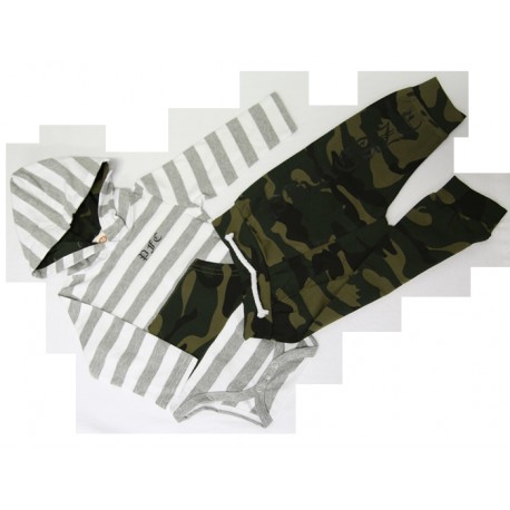 PFC Baby Camo Onesie Hood with Matching Pants