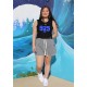 PFC Metallic Drip Tag Womens Track Shorts