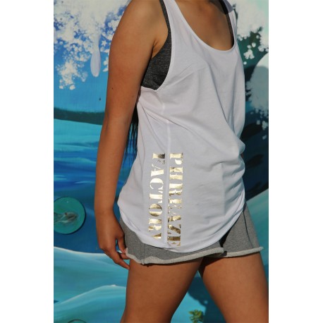 PFC Metallic Stencil Racerback