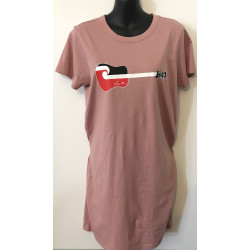 Tino Rangatiratanga FHC Guitar Short Sleeve Organic Dress