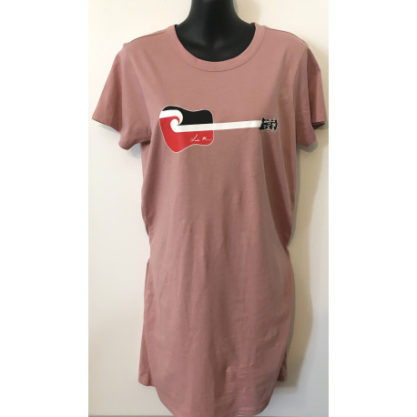 Tino Rangatiratanga FHC Guitar Short Sleeve Organic Dress