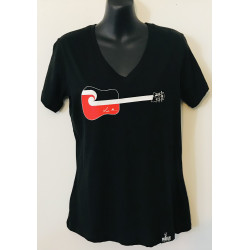 Tino Rangatiratanga FHC Guitar V-Neck Tee