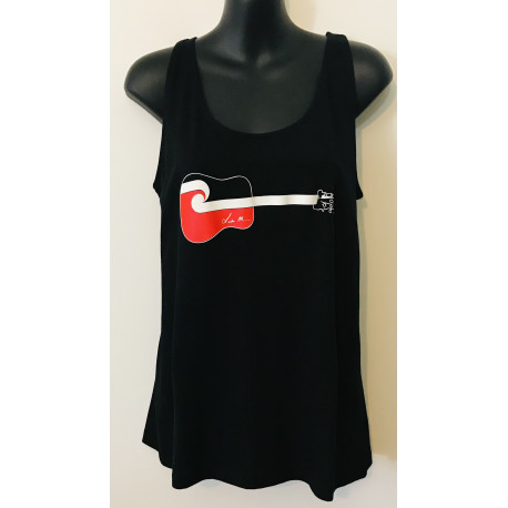 Tino Rangatiratanga FHC Guitar Racerback Singlet